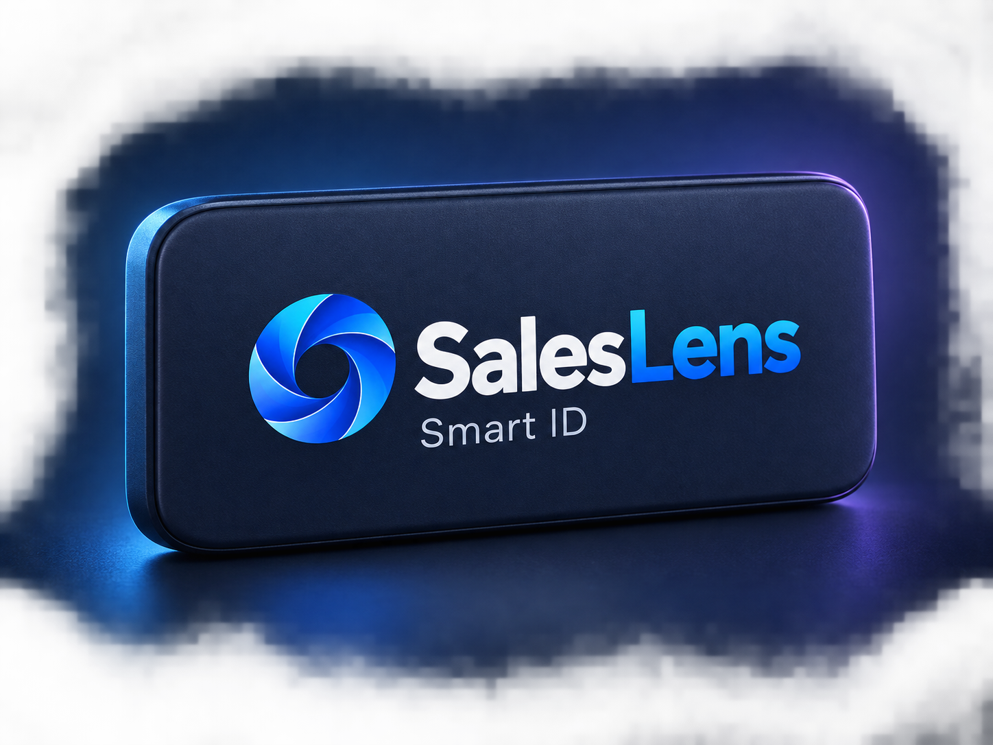 SalesLens Smart ID badge — product visualisation